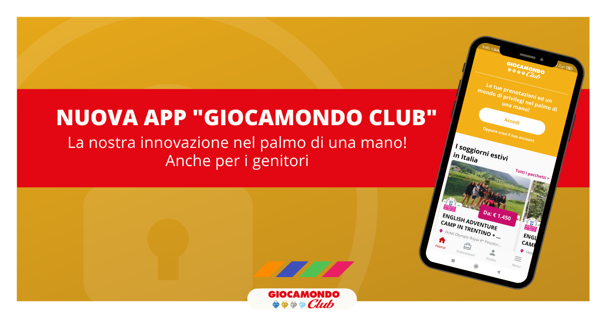 Con la nuova App Giocamondo Club, anche i genitori hanno l'innovazione nel palmo di una mano!